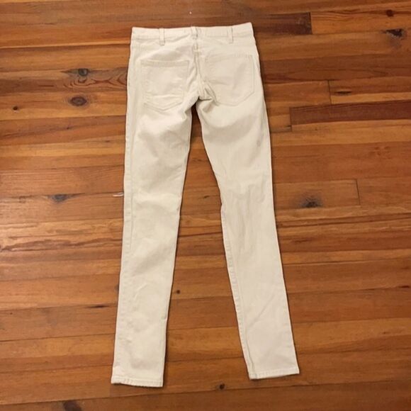 Current Elliott Jeans Womens  25 Skinny Natural Denim Destroy Off White - Picture 5 of 12